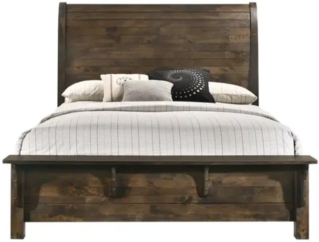 New Classic® Home Furnishings Blue Ridge Rustic Gray Queen Panel Bed-2