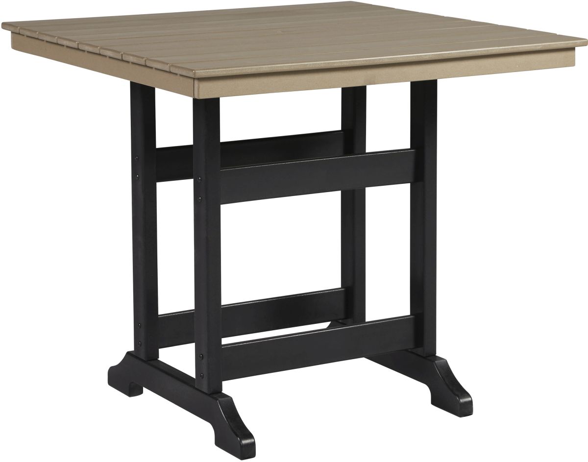 Fairen Trail Outdoor Counter Height Dining Table - Black/Driftwood Fairen Trail Outdoor Counter Height Dining Table - Black/Driftwood