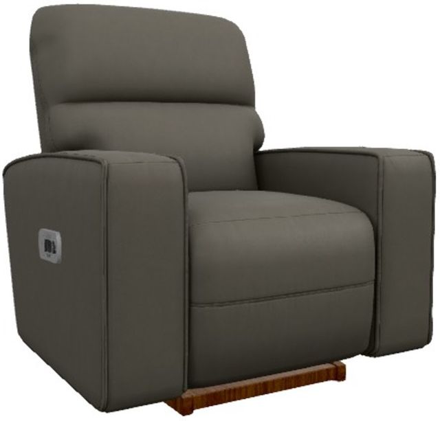 La-Z-Boy® Maddox Dove Gray Power Rocking Recliner with Headrest and Lumbar-0