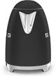 Smeg® 50's Retro Style Matte Black Electric Kettle-1