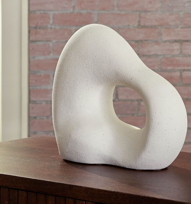 Signature Design by Ashley® Arthrow Off White Sculpture-1