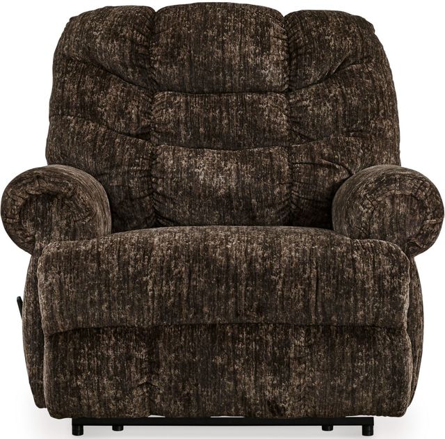 Signature Design by Ashley® Movie Man Chocolate Recliner-2