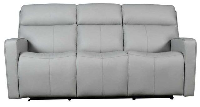 Liberty Furniture Chase Oslo Gray Triple Power Zero Gravity Reclining Sofa-3
