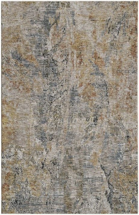 KAS Rugs Avani Blue/Spice Barcelona 5'x8' Area Rug | Total Home | Oakes, ND