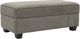 Decor-Rest® Furniture LTD Fraser Pewter Storage Ottoman-0