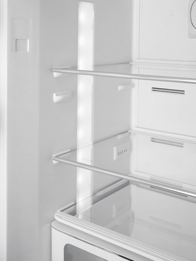 Smeg 50's Retro Style Aesthetic 11.7 Cu. Ft. Red Bottom Freezer Refrigerator-2