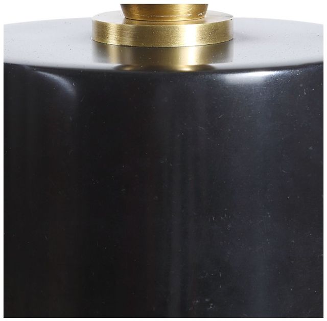 Uttermost® Ezra Antique Brass/Black Buffet Lamp-4