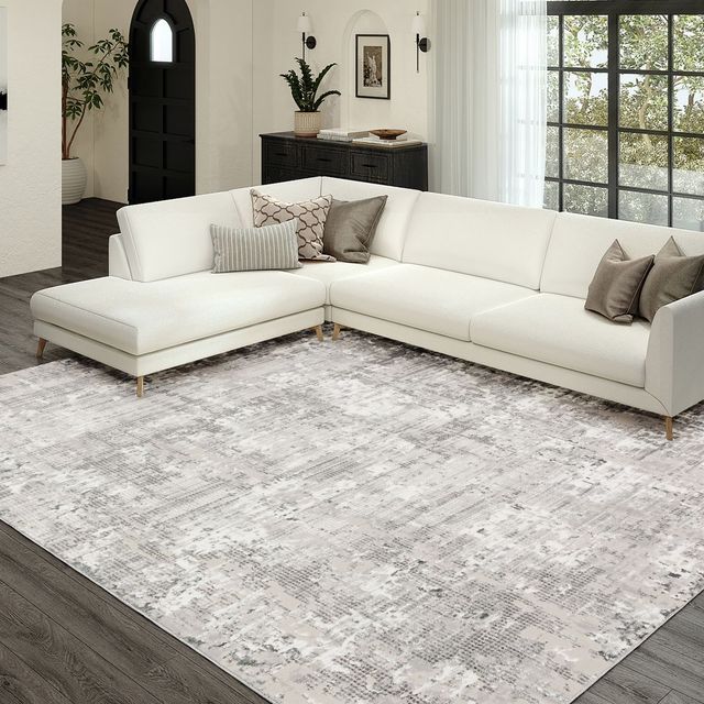 Dalyn™ Rug Company Rhodes Silver 5'x8' Style 1 Area Rug-4