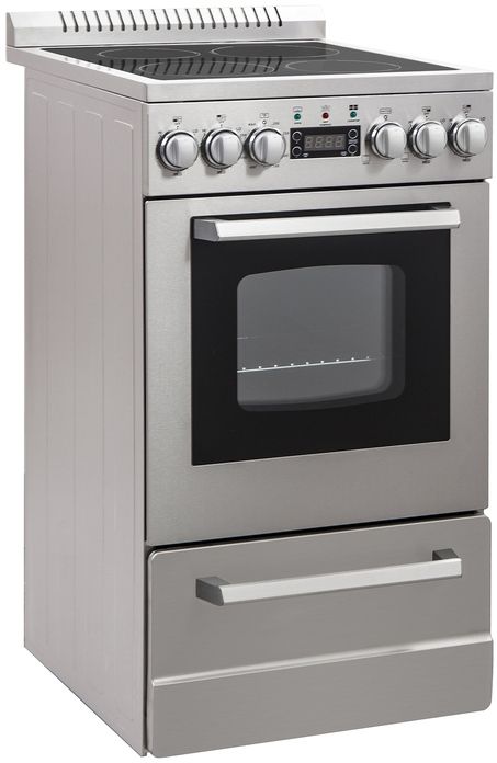 Avanti® Elite Series 20" Stainless Steel Freestanding Electric Range-2