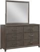 New Classic® Home Furnishings Landon Walnut Mirror-3