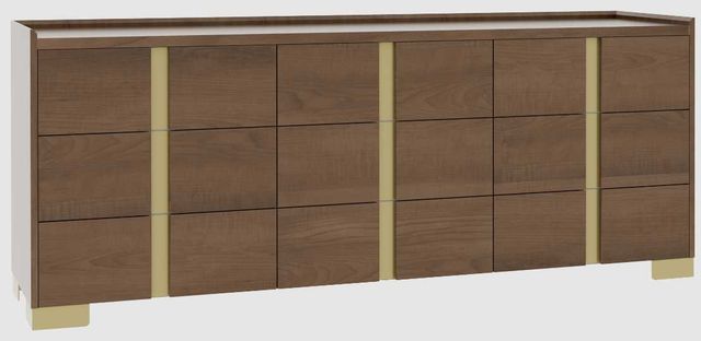 Country View Woodworking Verrado 81" Metal Legs Dresser-0