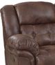 HomeStretch Frontier Espresso Manual Reclining Loveseat with Console-1