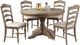 Winners Only® Augusta Rustic Brown Round Dining Table-2