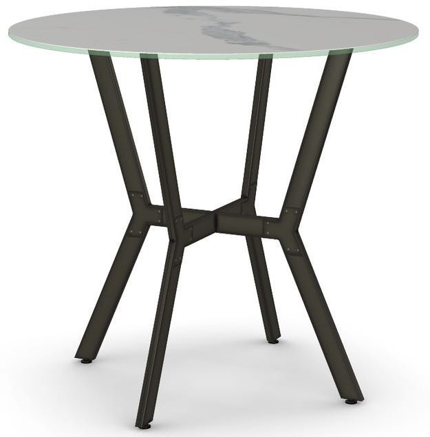Amisco Customizable Norcross 36" Italian Porcelain Round Counter Height Table-0