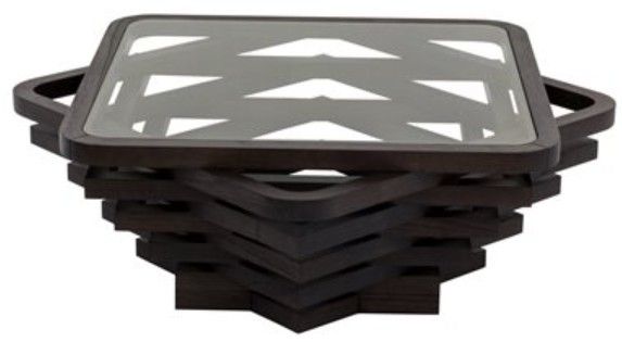 YHD Cascade Black Coffee Table-2