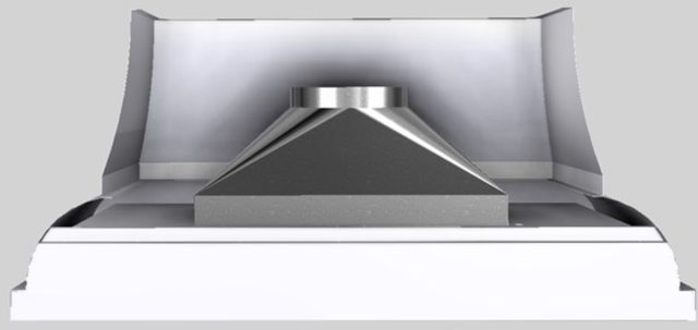 Vent-A-Hood® Designer Series 66" White Wall Mounted Range Hood-2