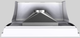Vent-A-Hood® Designer Series 66" White Wall Mounted Range Hood-2
