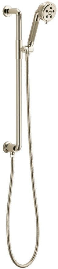 Brizo Litze® Brilliance® Polished Nickel Slide Bar Handshower with H2OKinetic® Technology-0
