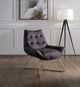 ACME Furniture Dhalsim Antique Ebony Leather Accent Chair-1