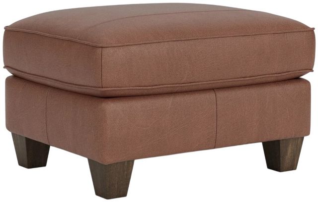 Flexsteel® Customizable Dana Leather Ottoman-0