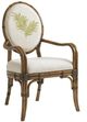 Tommy Bahama® Furniture Bali Hai Gulfstream Brown/Ivory 26'' Oval Back Arm Chair-0