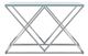 Sagebrook Home Glass Top Console Table with Silver Base-0