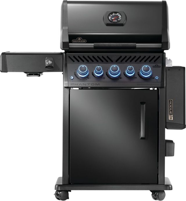 Napoleon Phantom Rogue® PRO-S 425 5-Burner Matte Black Freestanding Natural Gas Grill-3