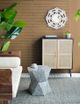 A & B Home Blue Accent Stool-3