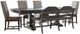 Liberty Furniture Paradise Valley 6-Piece Saddle Brown/Tobacco Trestle Dining Set-0