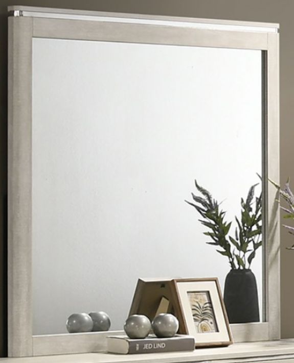 Furniture of America® Farsund Dusty Gray Dresser Mirror-0