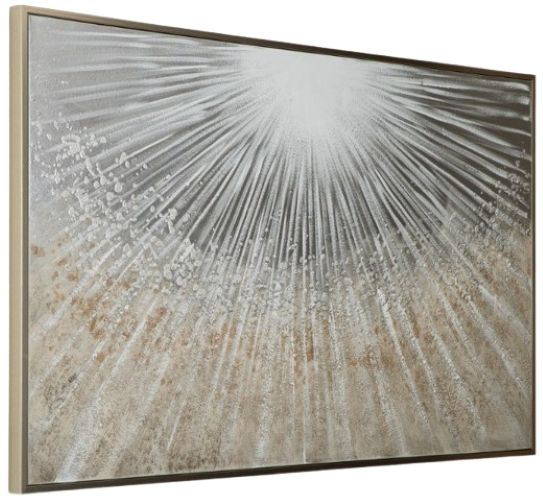 Signature Design by Ashley® Waldard Gray/Taupe/White Wall Art-1