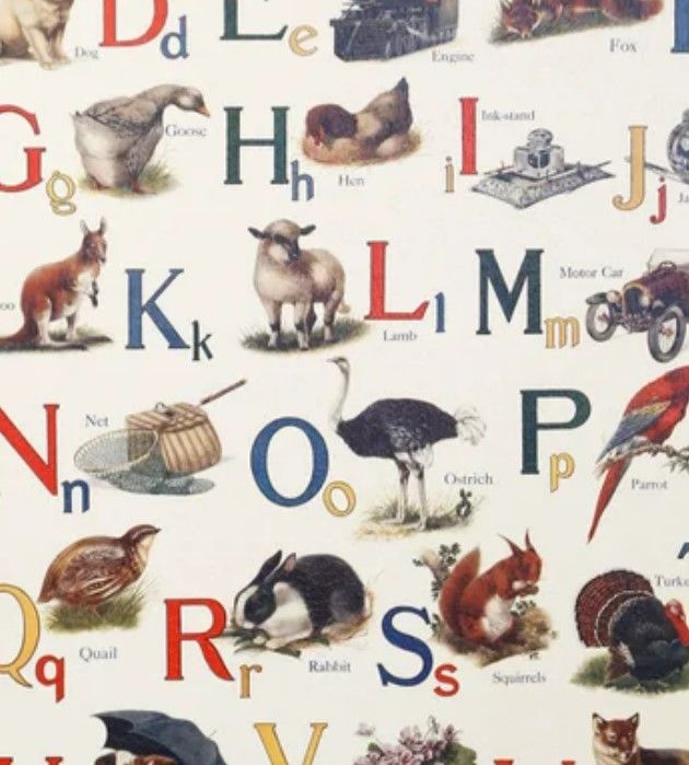 Stylecraft Schoolhouse Alphabet Multi-Colored Wall Art-1