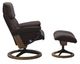 Stressless® by Ekornes® Customizable Ruby Small Signature Base Recliner and Ottoman-1