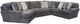 Jackson Furniture Mammoth 3-Piece Smoke Left Side Facing Sectional-0