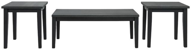 Signature Design by Ashley® Garvine 3-Piece Dark Charcoal Gray Occasional Table Set-1