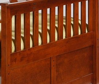 Night & Day Furniture™ Spices Bedroom Ginger Cherry Twin over Full Bunk Bed-1
