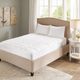 Olliix by Sleep Philosophy White Queen Copper Infused Micro Fiber Down Alternative Mattress Pad-1