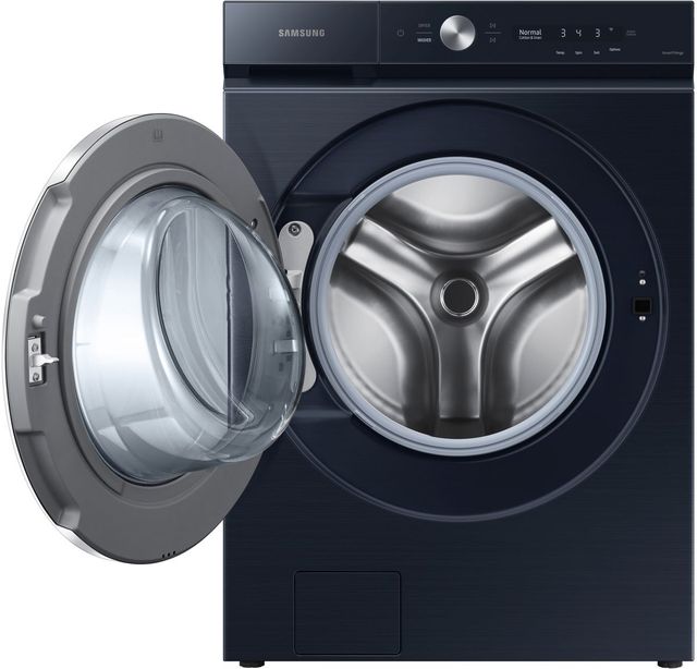 Samsung Bespoke 8900 Series 5.3 Cu. Ft. Brushed Navy Front Load Washer-3
