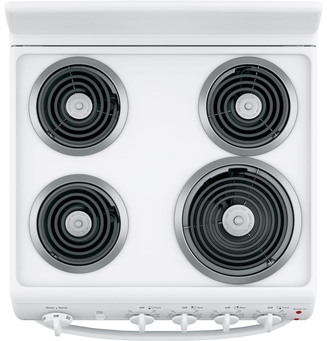 Hotpoint® 24" White Free Standing Electric Range-3