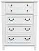 Emerald Home Stoney Creek Antique White Chest-1