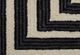 Feizy 8900F Maguire Ivory/Black 5'x8' Area Rug-1