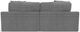 Jackson Furniture Comfrey 2-Piece Moonstruck Double Wide Chaise Sectional-3