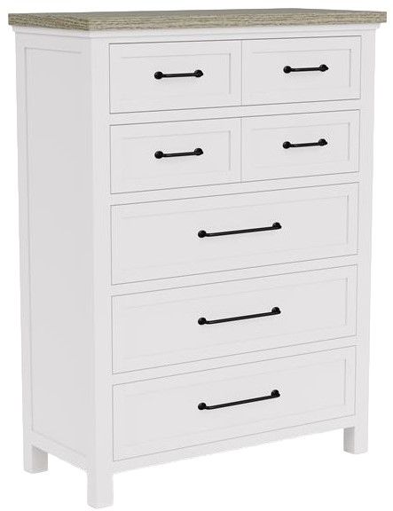 Riverside Furniture Cora Cloud/Fog 5-Drawer Chest-0