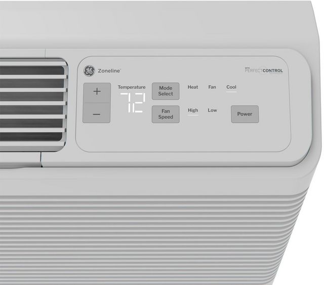GE Zoneline® 15,000 BTU's Grey White Heat Pump-3