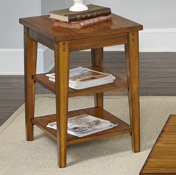 Liberty Furniture Lake House Oak Tiered Table-1