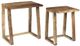 A & B Home Natural Nested Side Tables-0