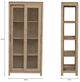 Nest Home Collections Ledger Brushed White Tall Cabinet-2