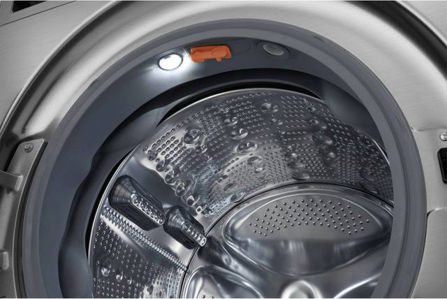 LG 5.8 Cu. Ft. Graphite Steel Finish Front Load Washer with AI DD™-2