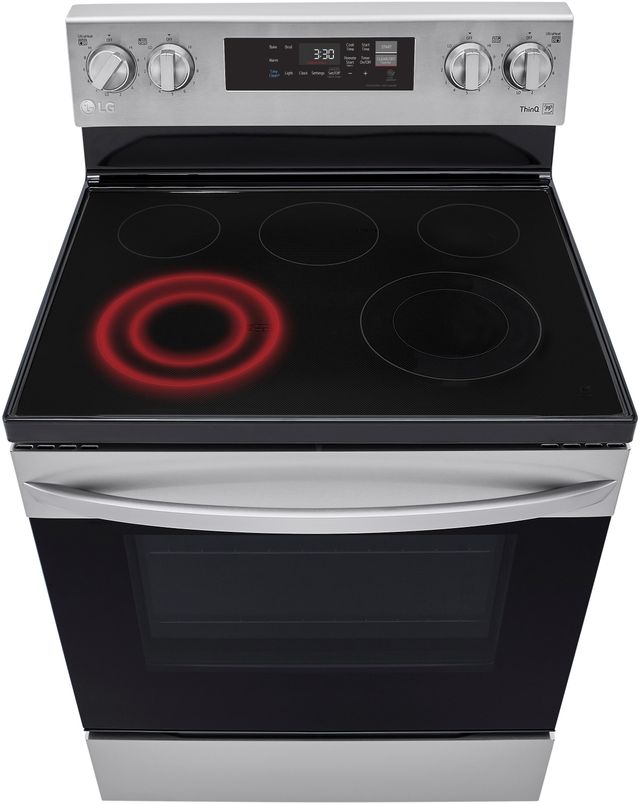 LG 30" Stainless Steel Smart Freestanding Electric Range-3
