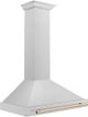 ZLINE 36" Autograph Edition Satin Stainless Steel Wall Mounted Range Hood-2